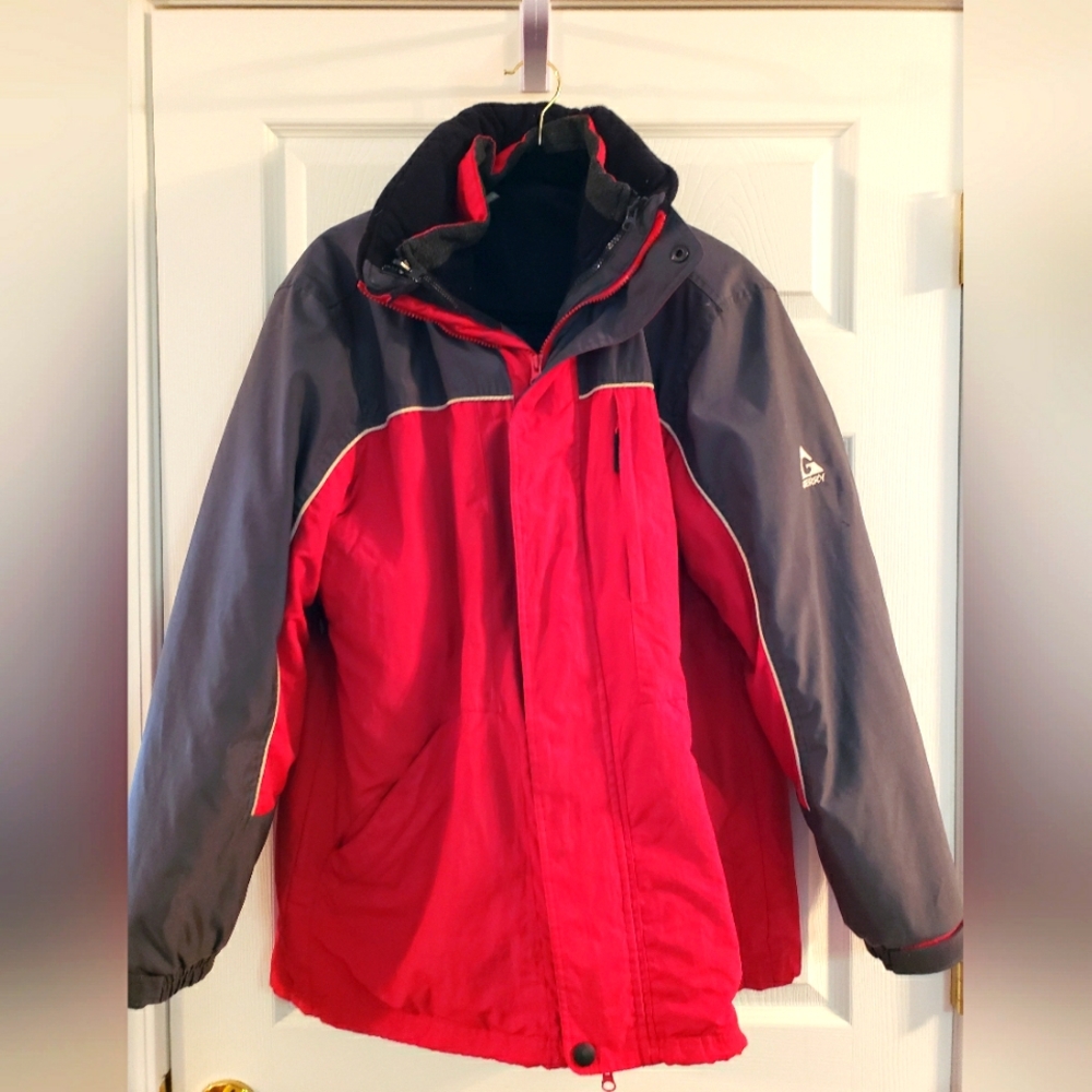 Gerry Weber Red and Gray Ski Jacket